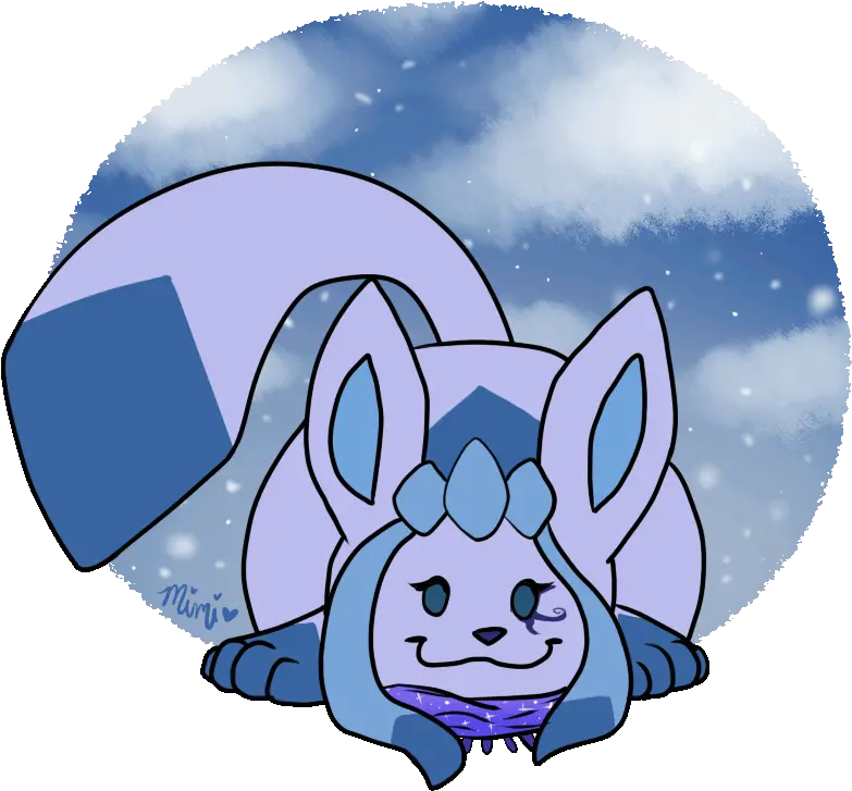  Pretty Glaceon Lil Wagging Boop Click Me I Move By Mimi Glaceon Tail Wag Gif Png Glaceon Transparent