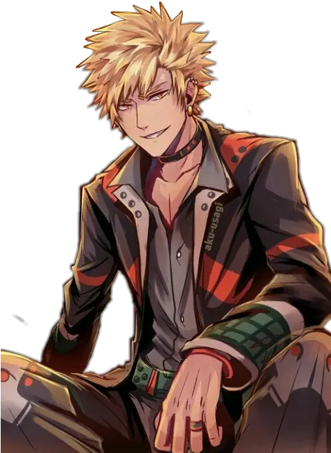  Bakugou Katsuki Without Background Katsuki Bakugou Fanart Png Bakugou Png