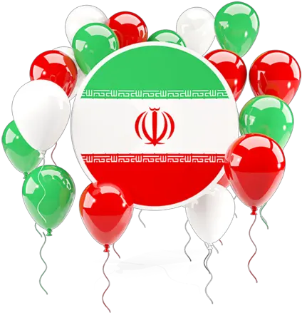  Round Flag With Balloons Illustration Of Iran Kuwait Flag Balloon Clipart Png Ballon Png