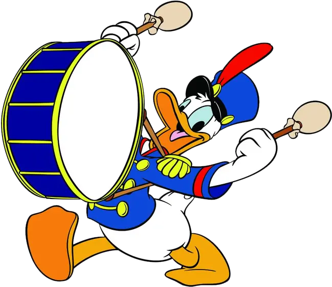  Donald Duck Band Png U0026 Free Bandpng Transparent Donald Duck Band Clipart Donald Duck Transparent