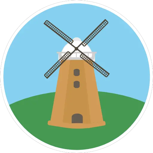  Windmill Free Nature Icons Icon Png Windmill Icon Vector