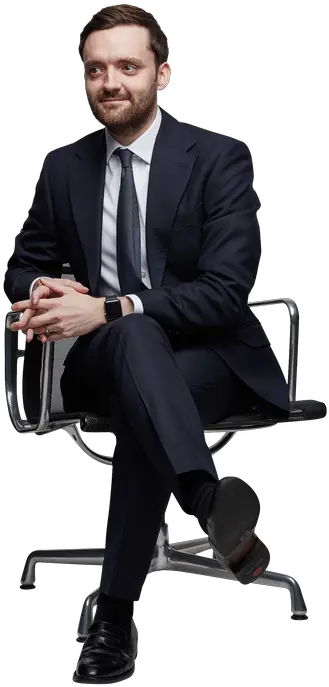  Man Chair In Office Png Sitting Office People Png