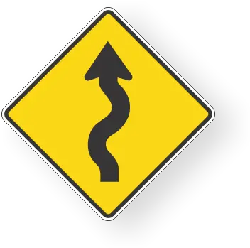  Left U0026 Right Winding Road Signs Devco Consulting Left And Right Curve Sign Png Road Sign Png