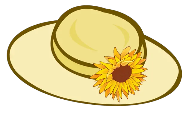  Sun Hat Clipart Kid Clipartingcom Straw Hat Clipart Png Hat Kid Png