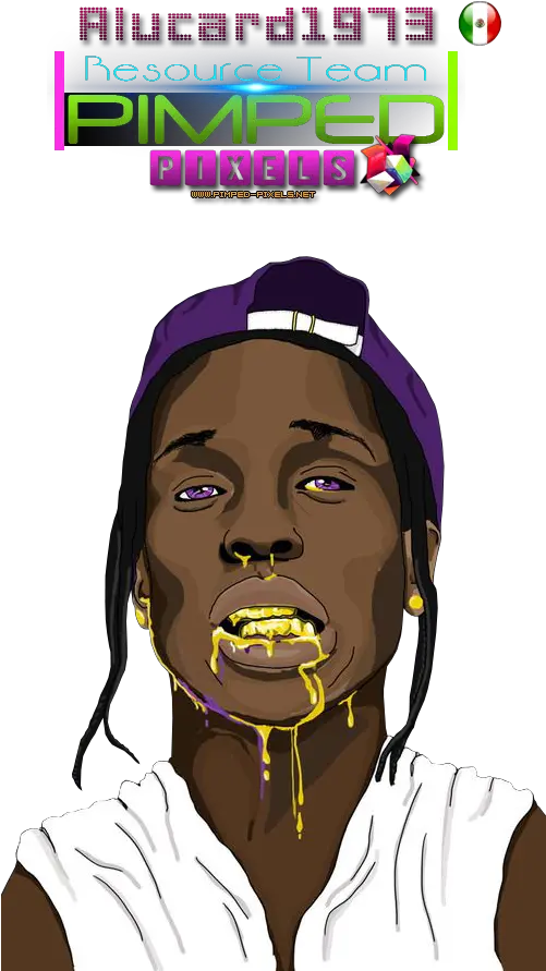  Png Asap Rocky Asap Rocky Cartoon Drawing Rocky Png