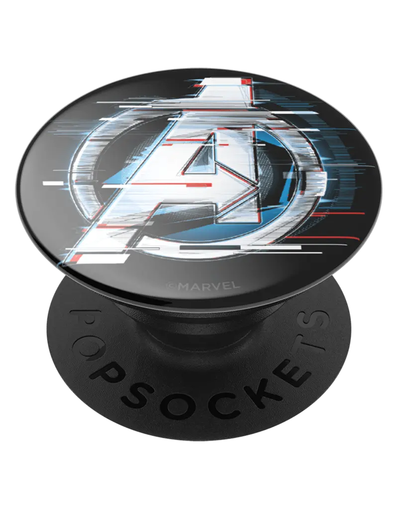  Shattered Avengers Logo Rick And Morty Popsocket Png Avengers Symbol Png