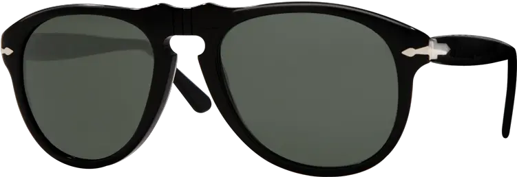  Po0649 Persol 0649 Black Crystal Green Polarized Png Steve Mcqueen Fashion Icon