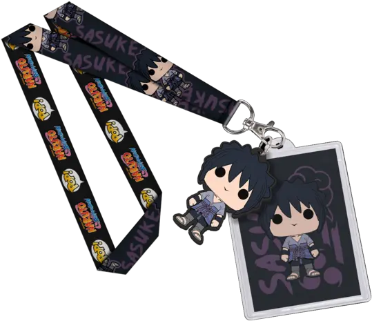  Naruto Sasuke Pop Lanyard Sasuke Lanyard Png Sasuke Transparent