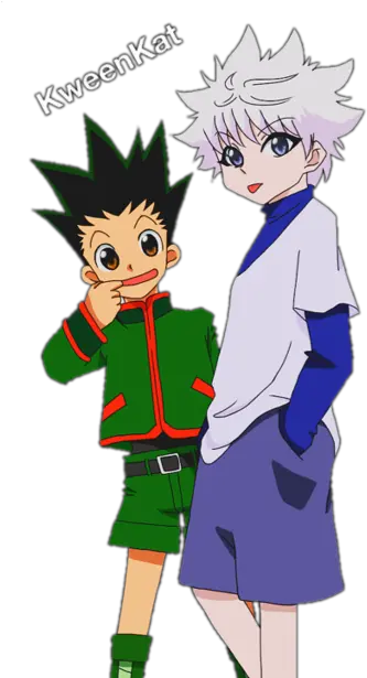  Hunter X Gon And Killua Render Killua And Gon Png Killua Transparent