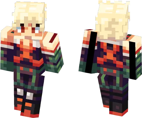  Download Katsuki Bakugo Hero Academia Minecraft Skin For Metal Gear Minecraft Skins Png Bakugo Png