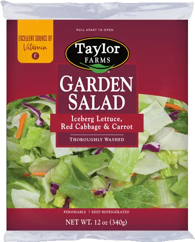  Garden Salad Taylor Farms Png Lettuce Transparent