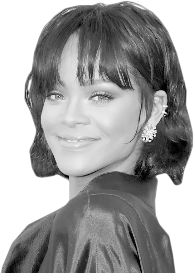  Rihanna Face Png Banner Transparent Rihanna Black And White Rihanna Transparent Background