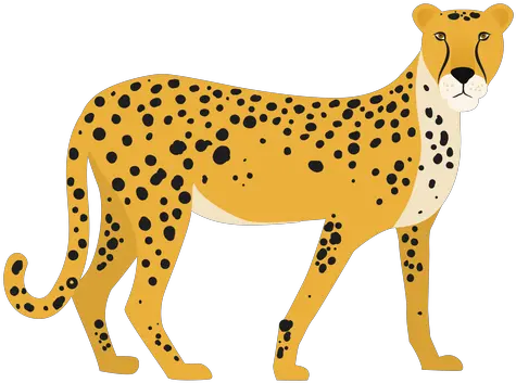  Cheetah Illustration Transparent Png U0026 Svg Vector File Cheetah Illustration Cheetah Print Png