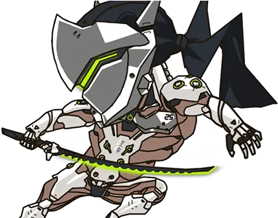  Genji Projects Overwatch Chibi Png Overwatch Genji Png