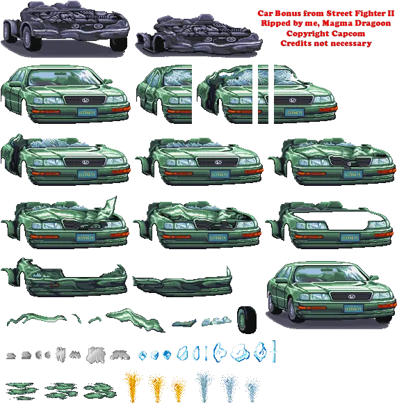  Arcade Street Fighter 2 Super Street Fighter 2 Bonus Street Fighter Car Sprite Png Ultra Street Fighter Iv Icon