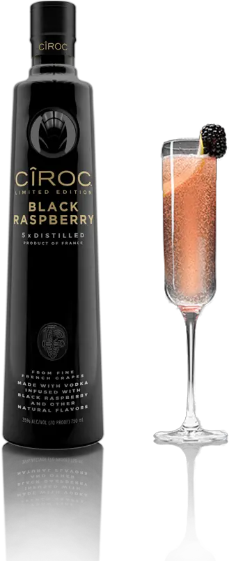  Black Raspberry Royale Ciroc Black Raspberry Vodka Png Champagne Splash Png