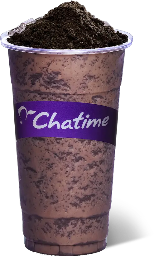  Cocoa Smootea With Oreo Cookie Pieces Chatime Caffeine Png Cocoa Png