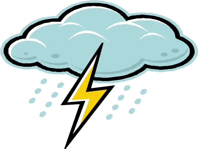  Download Svg Freeuse Day Ecological Levels Of Organization A Rain Cloud With Lightning Bolt Clipart Png Lightning Bolts Png