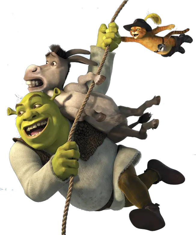  Png Shrek Transparent Background Shrek Donkey And Puss Png Shrek Transparent