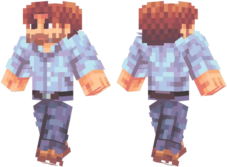  Bob Ross Minecraft Skins Fictional Character Png Bob Ross Png