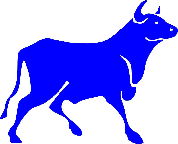  Toro Blue Png Svg Clip Art For Web Download Clip Art Png Dibujo Toro De Perfil Toro Png