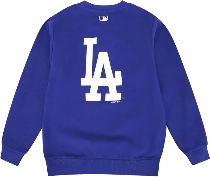  La Dodgers Back Big Logo Point Sweatshirt 71mtr1941 07u Mlb Los Angeles Dodgers Png Dodgers Png