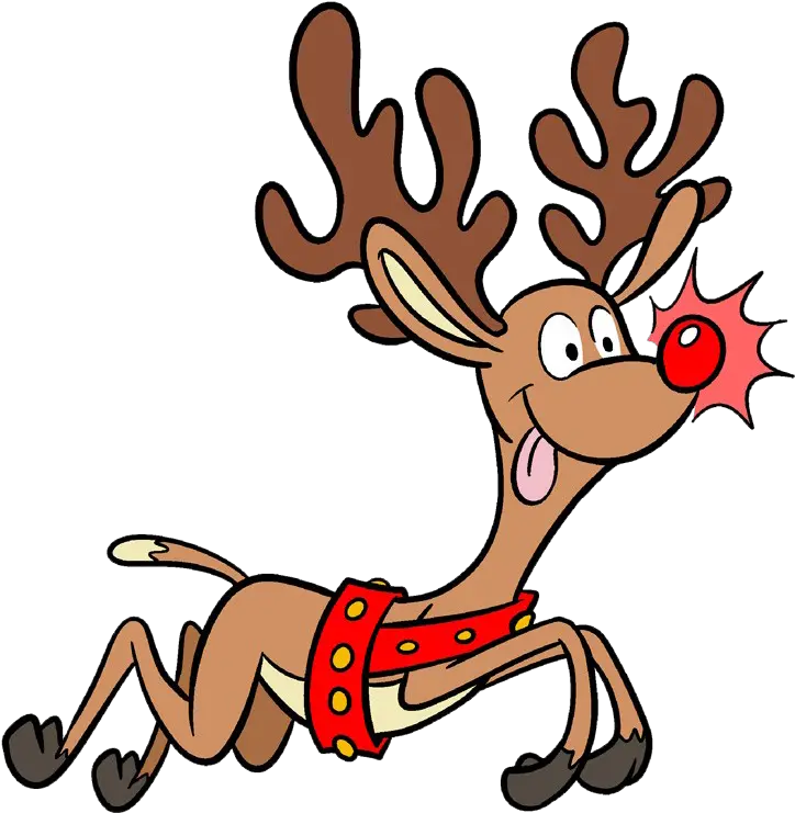  Rudolph Running Png Clipart Herd Of Reindeer Running Clipart Running Clipart Png