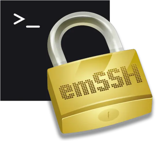  Emssh Secure Shell Solid Png Padlock Icon Windows 7