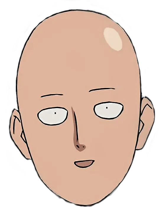  Anime Transparent Saitama Face Png Saitama Transparent