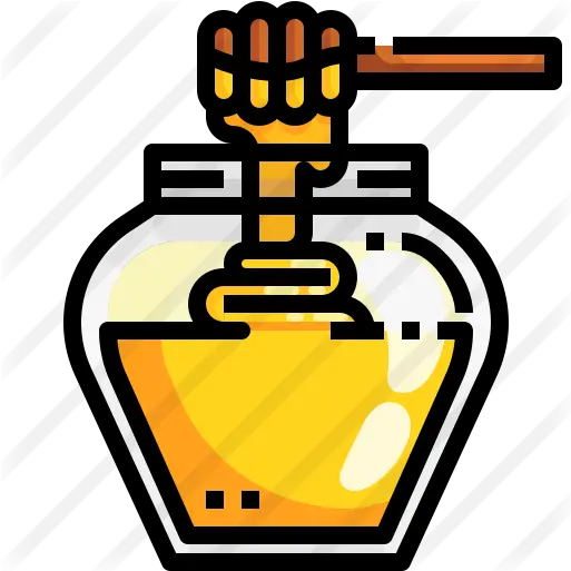  Honey Vertical Png Honey Pot Icon