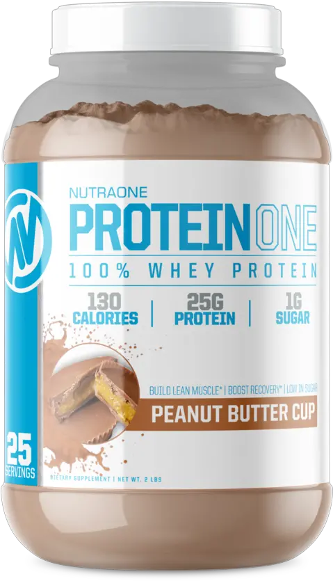  Protein One Peanut Butter Cup 2lb Nutraone Protein Png Lean Cup Png