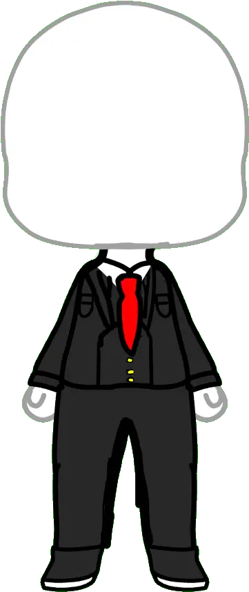  Gachalife Slenderman Sticker By Katie Fictional Character Png Slender Man Png