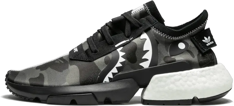  Bape Shark Logo Bape Adidas Shoes Png Download Original Adidas Bape Shark Png