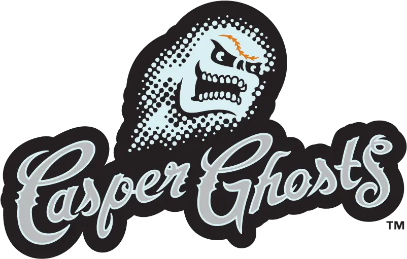  Casper Ghosts Primary Logo Pioneer League Pl Chris Casper Ghosts Baseball Logo Png Cod Ghosts Logo