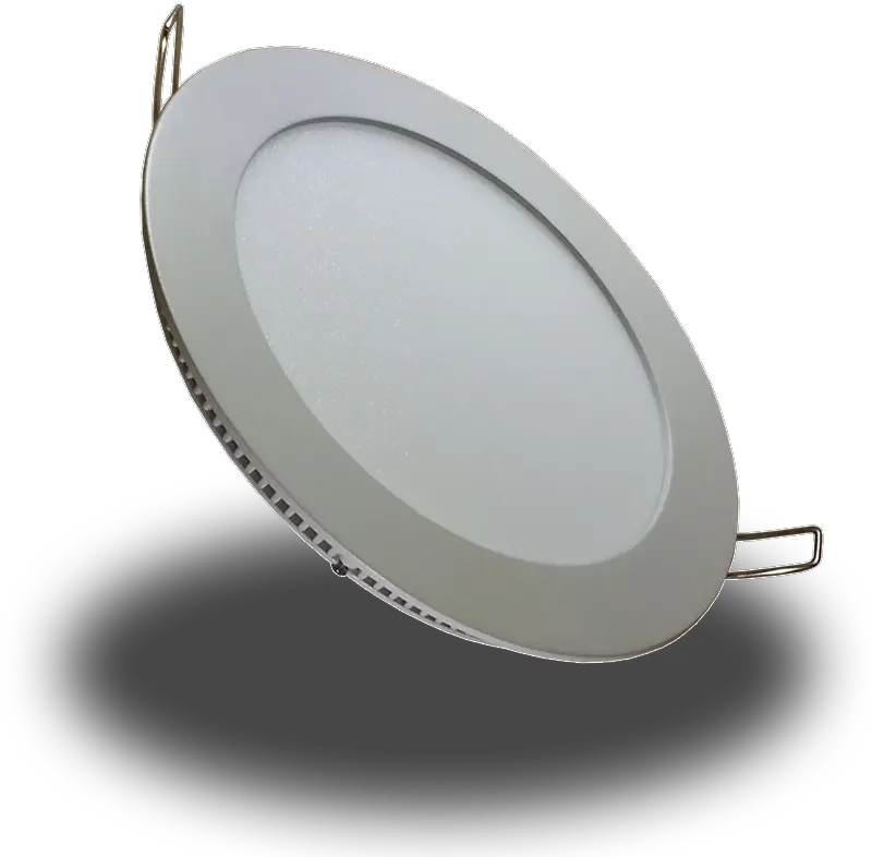  Download Led Light Emitting Diode Recessed Lamp Panel Led Redondo 9w Png Led Light Png