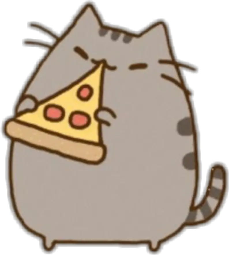  Pizza Png Transparent Pusheen Cat Eating Pizza Pusheen Transparent