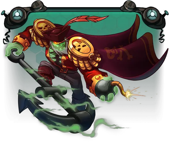  Awesomenauts Characters Tv Tropes Awesomenauts Captain Mcpain Png Under Armour Nitro Icon Low Mc