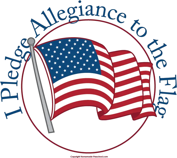  Click To Save Image Pledge Of Allegiance Clipart Png Patriotic Png