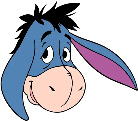  Pooh Eeyore Face Transparent Png Eeyore Winnie The Pooh Face Eeyore Png