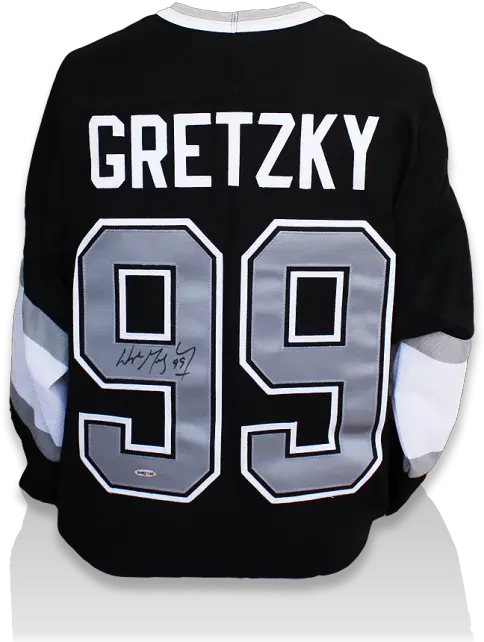  Wayne Gretzky Signed La Kings Jersey Sweater Png La Kings Logo Png