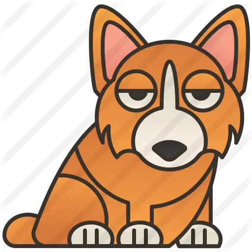  Corgi Free Animals Icons Dog Yawns Png Corgi Png