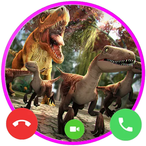  Fake Call Dinosaur World Jurassic Game Apk 10 Download Png Dino Icon