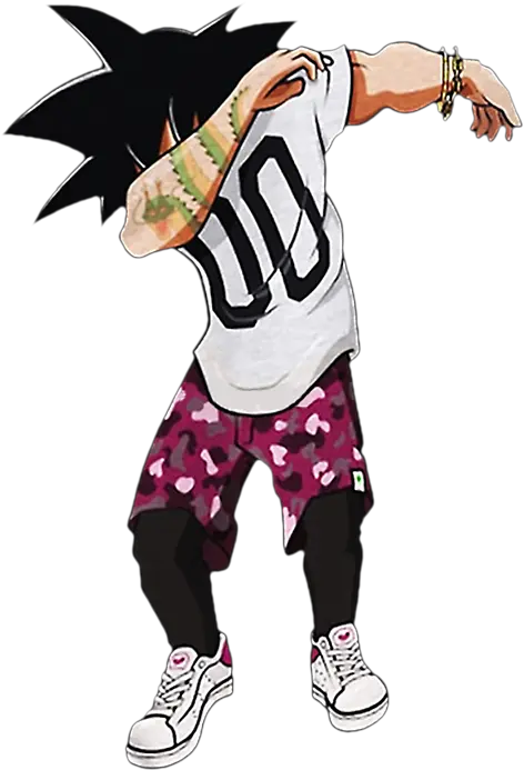  Goku Is Dab Throw Pillow Dab Goku Png Dab Transparent Background