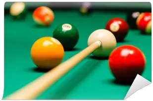  Billiard Balls In A Pool Table Wall Mural U2022 Pixers We Live To Change Billiard Balls On Table Png Pool Ball Png