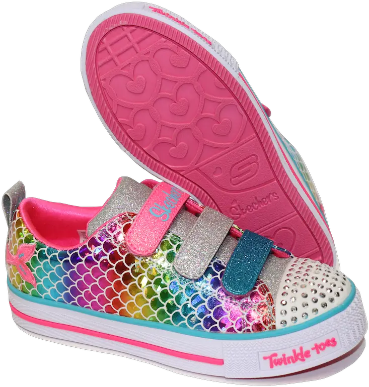  Sparkle Scales Multi Skate Shoe Png Shoe Print Png