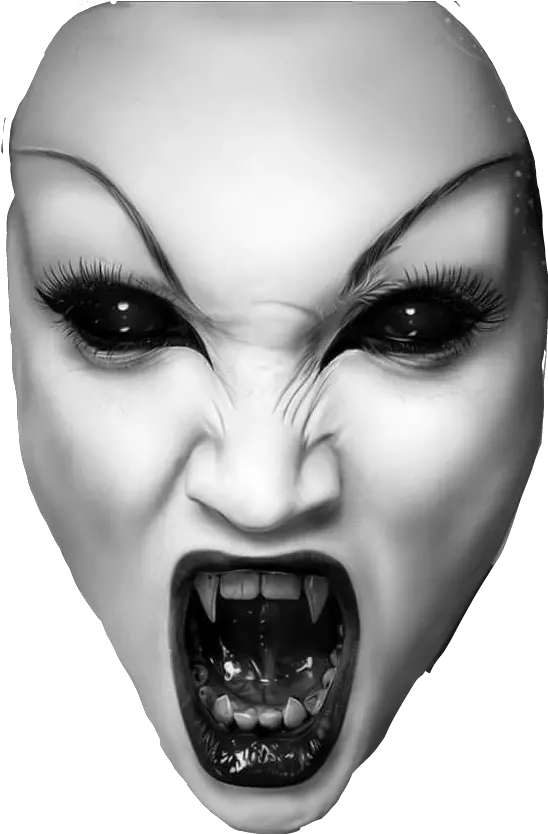  Mask Evil Dark Horror Vampire Women Black And White Female Vampire Png Women Face Png