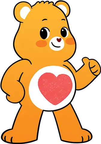  Kids Care Bears Tender Heart Bear Unlock Png Care Bears Png