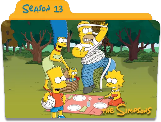  The Simpsons Season 13 Icon Folder Iconset Nellanel Los Simpson Season 23 Png Simpsons Png