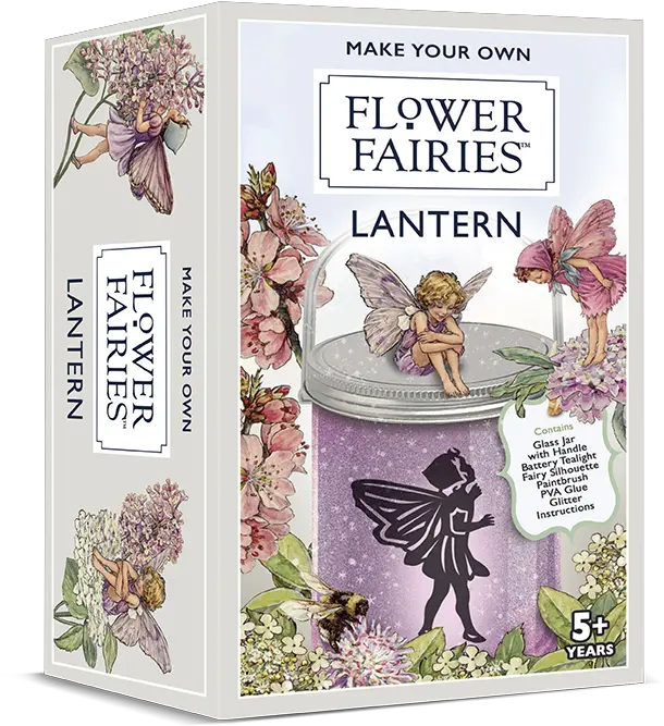  Make Your Own Flower Fairies Lantern Flower Fairies Png Fairy Silhouette Png