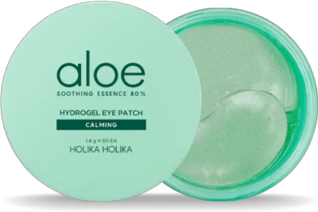  Aloe Soothing Essence 80 Hydrogel Eye Patch Holika Holika Aloe Soothing Essence Hydrogel Eye Patch Png Eyepatch Transparent